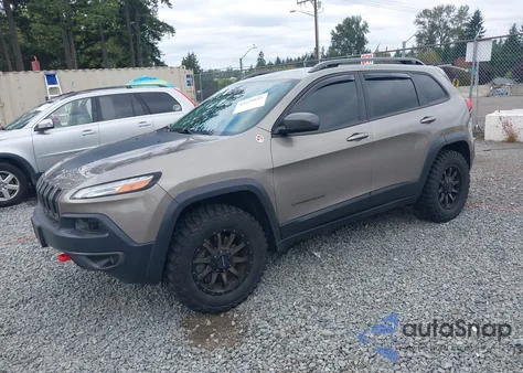 2017 Jeep Cherokee Trailhawk 4X4 из США, поврежденный, VIN 1C4PJMBS7HW609354